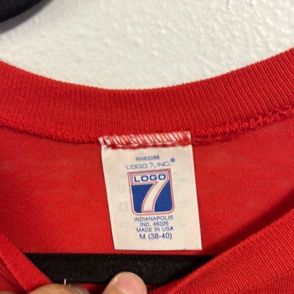 Vintage Logo 7 Men's UNLV Champions NCAA Running Rebels‎ T-Shirt Red Size Small - Picture 3 of 5